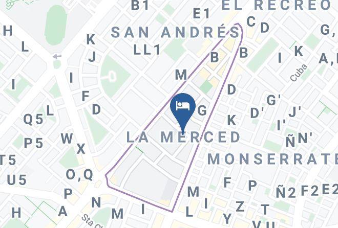 Trujillo - Cesars Hotel La Merced Maps