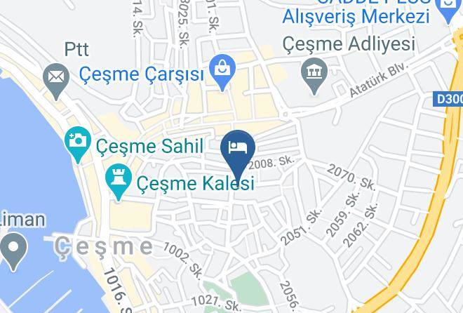 Cesme - Cesme Beyaz Pansiyon Maps