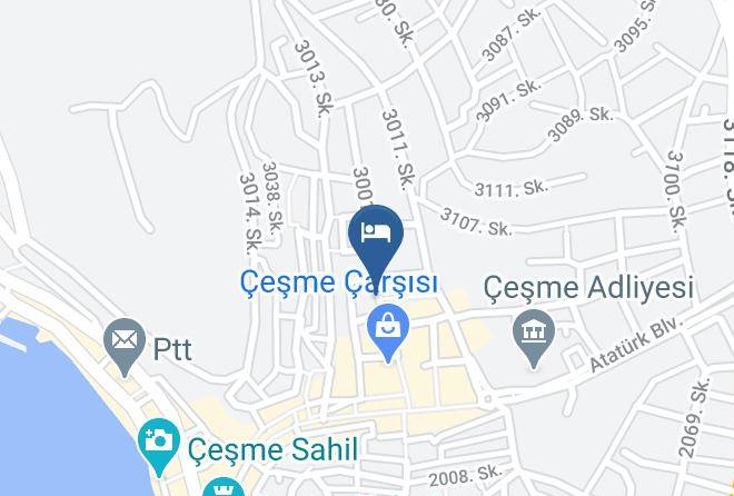 Cesme - Koz Eren Otel Maps