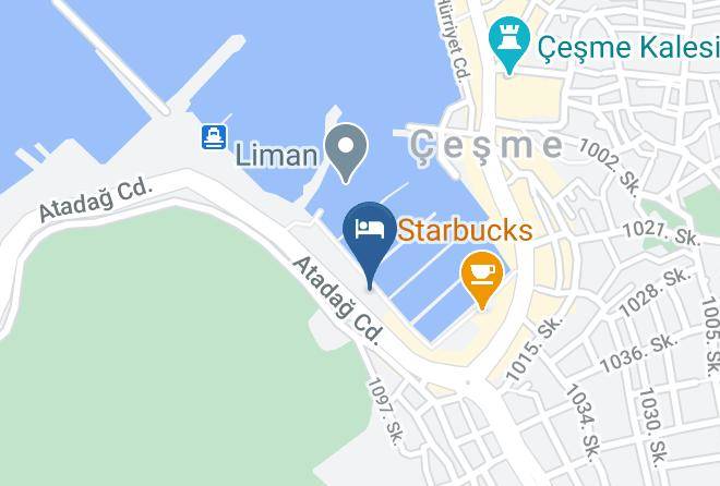 Cesme - Cesme Marina Konukevi Maps