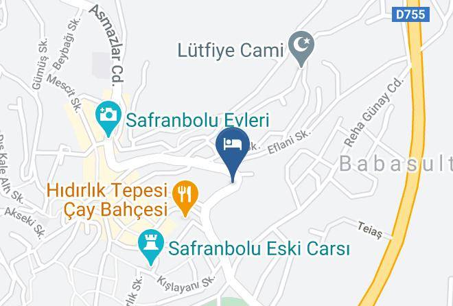 Safranbolu - Cesmeli Konak Hotel Garden Maps