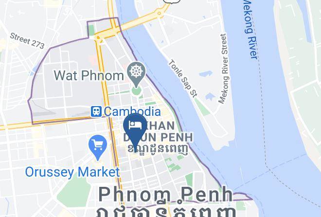 Doun Penh - Cest La Vie Hotel Maps
