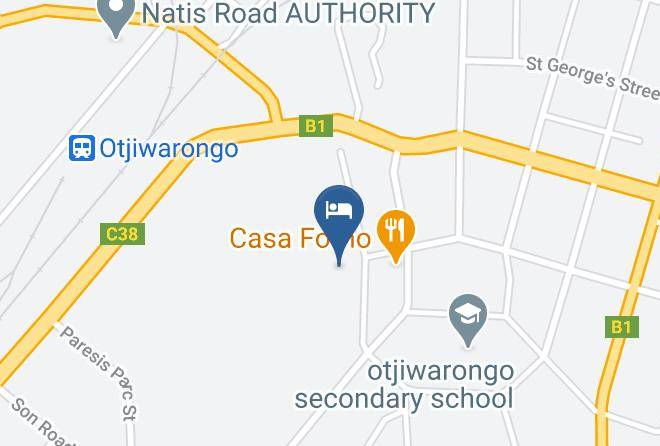 Otjiwarongo - Cest Si Bon Hotel Maps