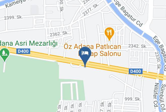 Yuregir - Cetinel Hotel Maps