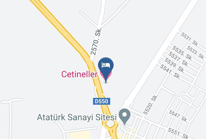 Capak - Cetineller Hotel Maps