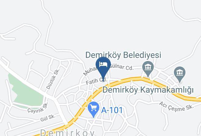Demirkoy - Cetinler Hotel Maps