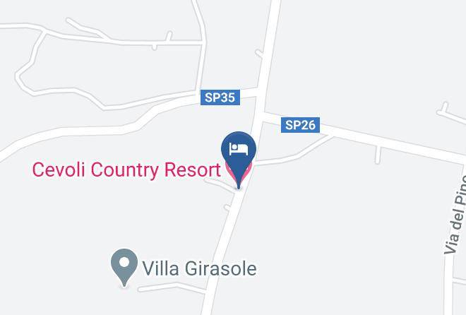 Pisa - Cevoli Country Resort Maps