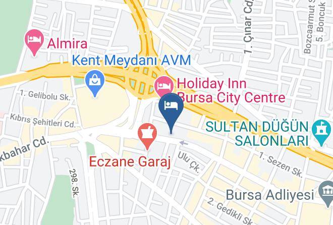 Osmangazi - Ceylan Hotel Maps