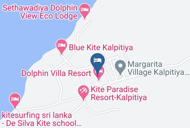 Ceylon Kite & Dolphin Resort Kalpitiya Map