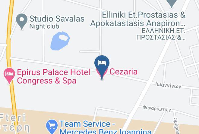 Cezaria Hotel Map