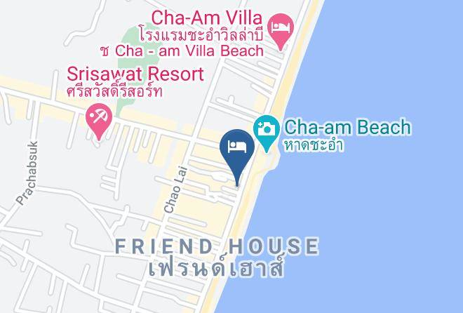Amphoe Cha Am - Chaamaran Boutique Hotel Maps