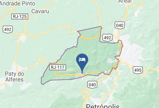 Petropolis - Pousada Chacara Arace Maps