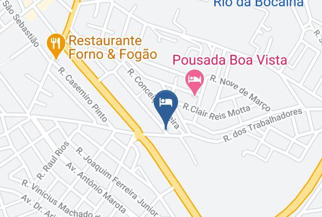 Cachoeira Paulista - Chacara Dona Mocinha Maps