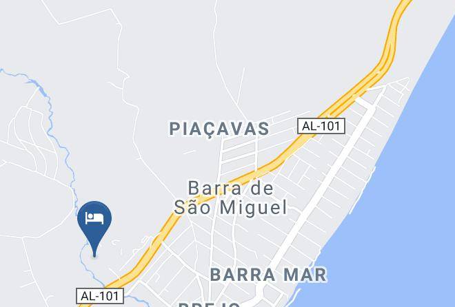 Barra De Sao Miguel - Chacara Niquim Maps