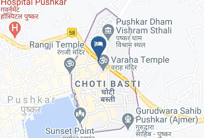 Pushkar - Chacha's Garden Hotel Maps