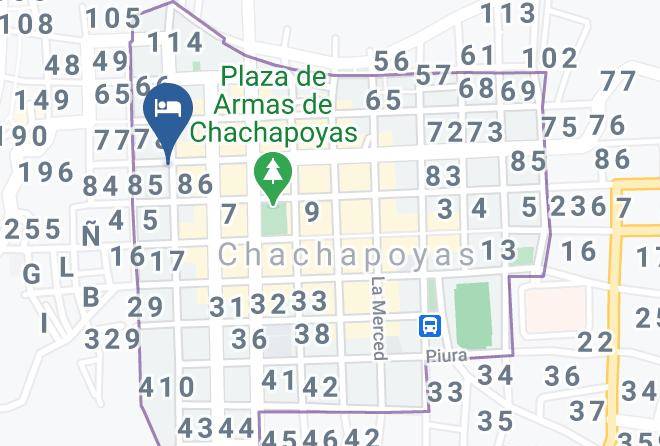 Chachapoyas - Chachapoyas Backpackers Hotel Maps