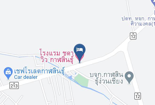 Amphoe Mueang Kalasin - Chada View Hotel Kalasin Maps