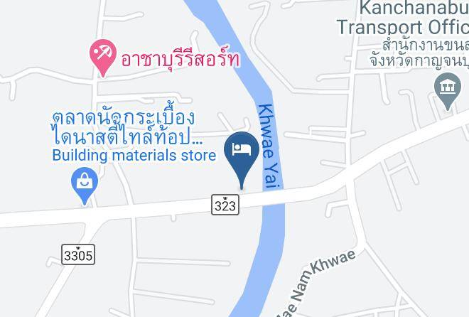 Amphoe Mueang Kanchanaburi - Chai Nam Resort Maps