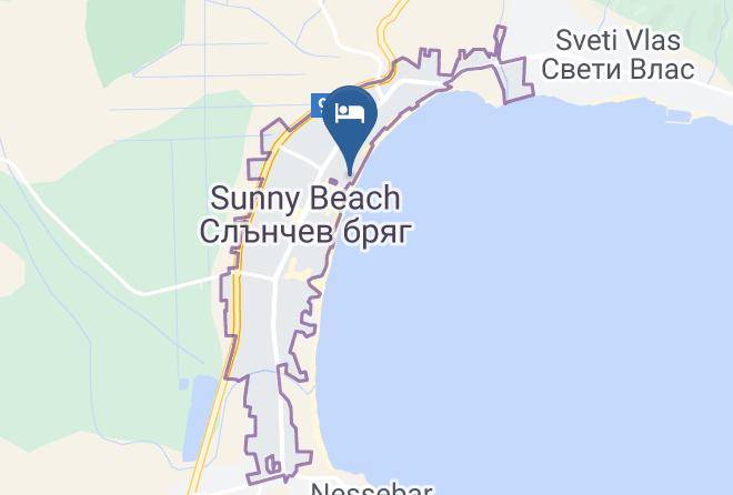 Chaika Beach Hotel Map