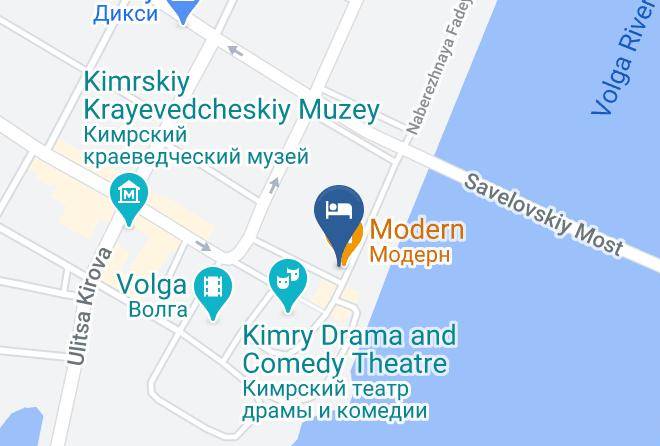 Kimry - Chaika Hotel Maps