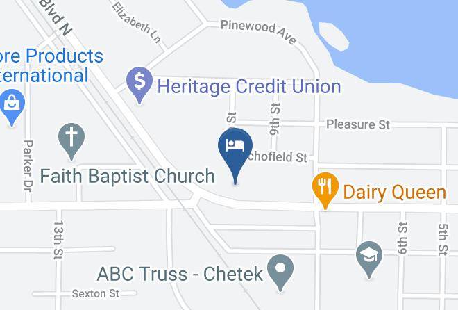 Barron - Chain Of Lakes Motel Maps