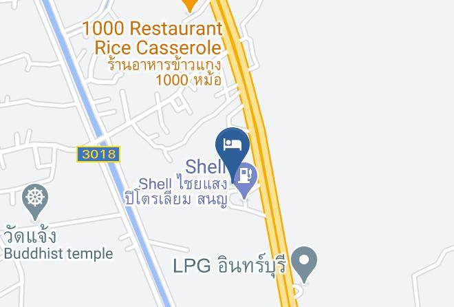 Amphoe In Buri - Chaisang In The Park Hotel Maps