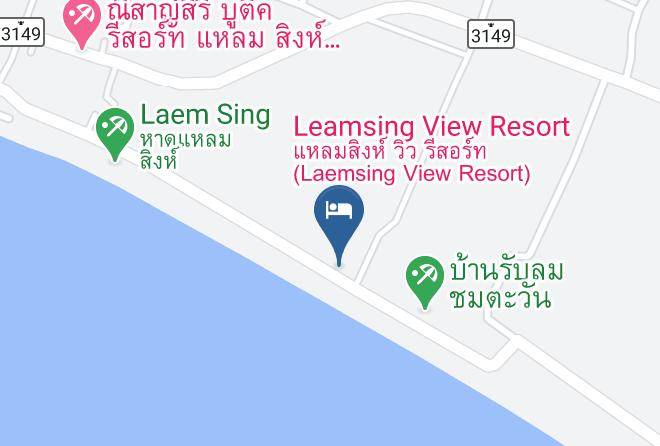 Amphoe Laem Sing - Chaiwat Resort Maps