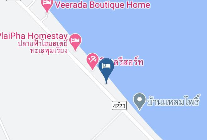 Amphoe Chaiya - Chaiya Beach Resort Maps