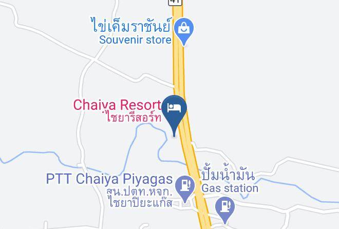 Amphoe Chaiya - Chaiya Resort Maps
