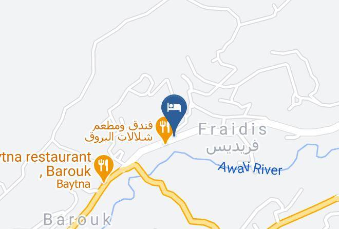 Ech Chouf - Chalalat Al Barouk Maps