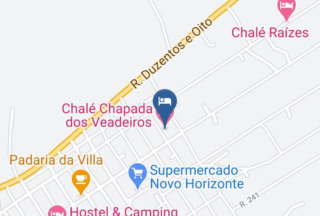 Cavalcante - Chale Chapada Dos Veadeiros Maps
