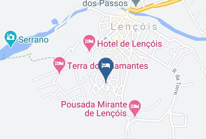 Lencois - Chale Da Maria Maps