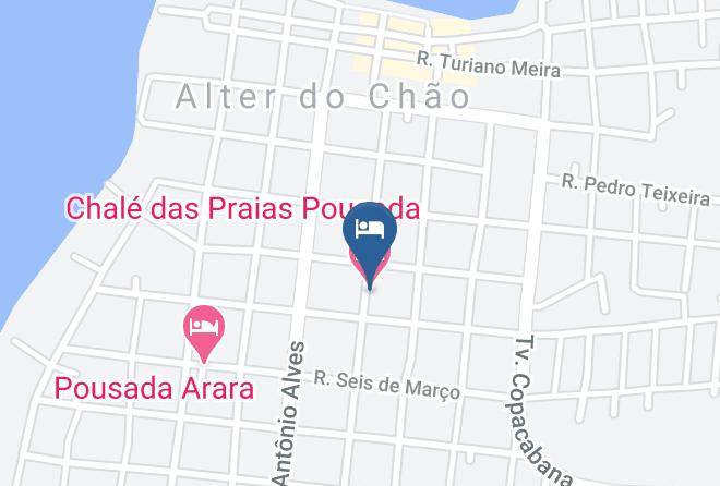 Santarem - Chale Das Praias Pousada Maps