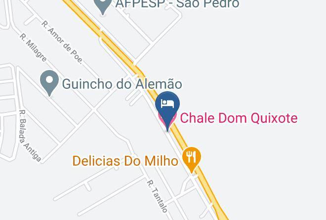 Sao Pedro - Chale Dom Quixote Maps
