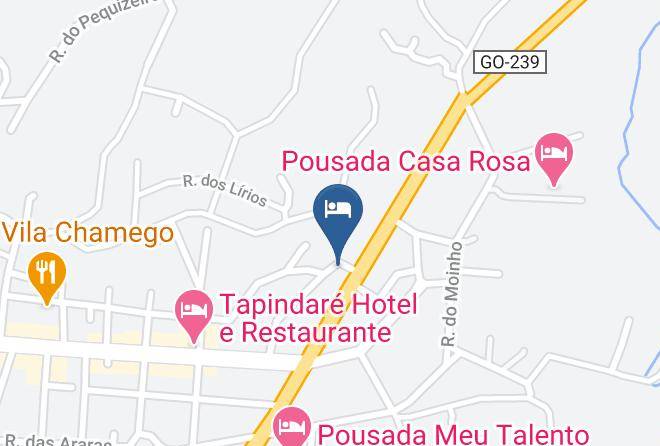 Alto Paraiso De Goias - Chale Ipe Jatoba Maps