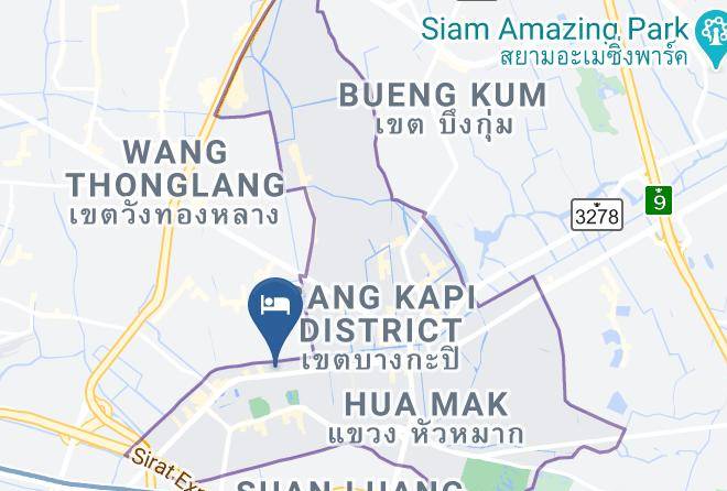 Bang Kapi District - Chaleena Princess Hua Mak Maps