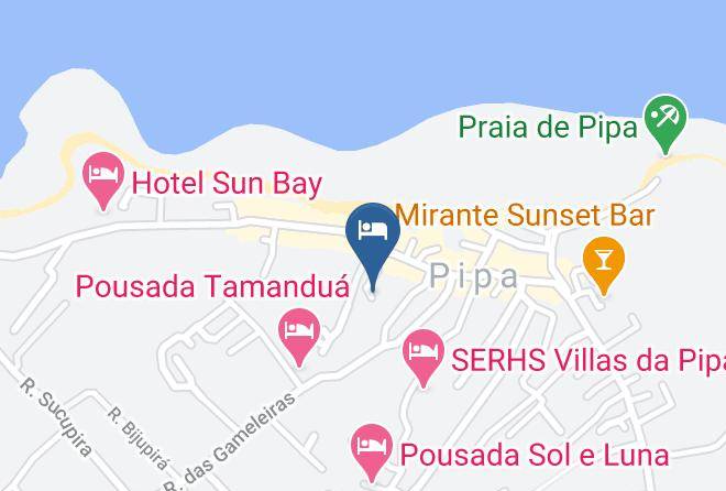 Tibau Do Sul - Chales Da Pipa Maps