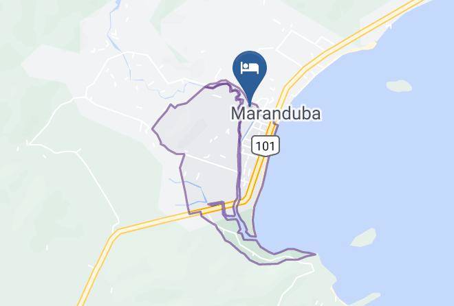 Ubatuba - Chales Do Bona Maps