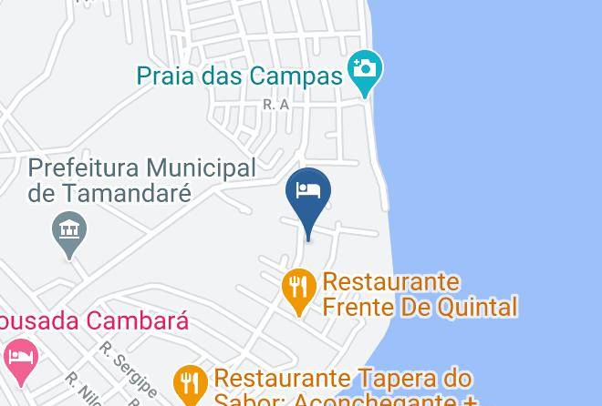 Tamandare - Chales Dos Cajueiros Maps