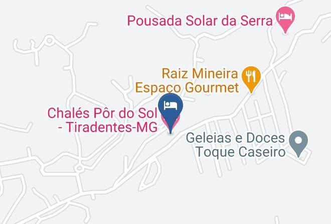 Tiradentes - Chales Por Do Sol Tiradentes Mg Maps