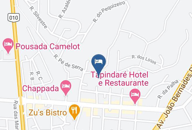 Alto Paraiso De Goias - Chales Recanto Paraiso Maps