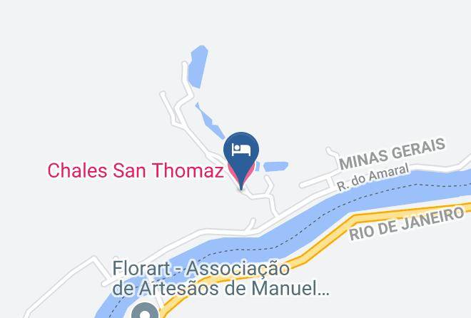 Belmiro Braga - Chales San Thomaz Maps