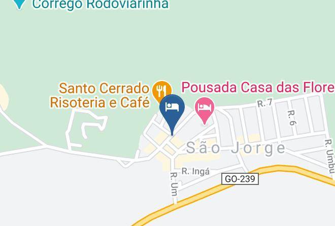Alto Paraiso De Goias - Chales Toa Rosa Maps