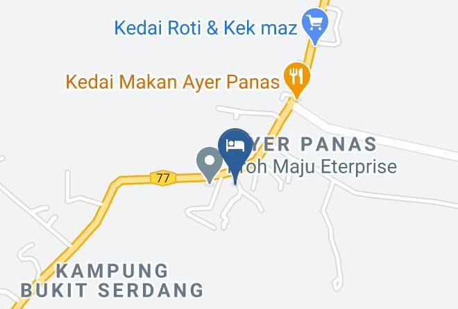 Hulu Perak District - Chalet Air Panas Pengkalan Hulu Maps