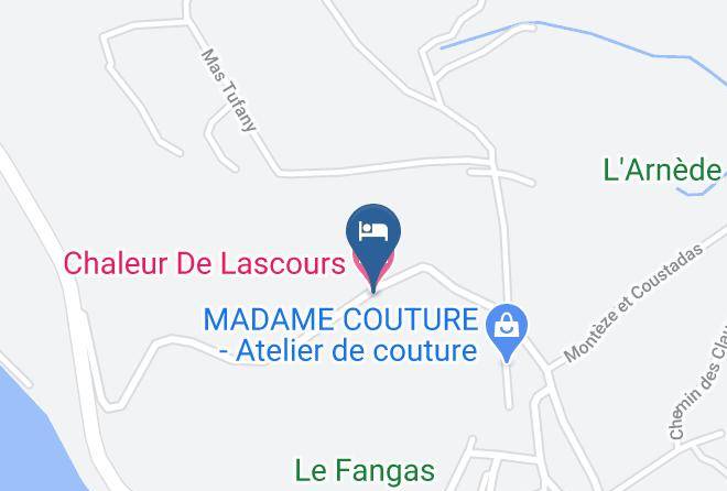 Gard - Chaleur De Lascours Maps