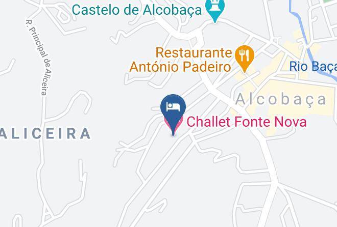 Alcobaca - Challet Fonte Nova Maps