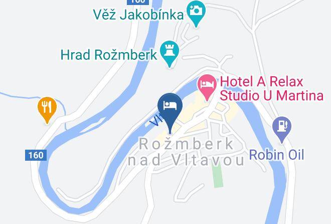 Cesky Krumlov - Chaloupka Rozmberk Maps