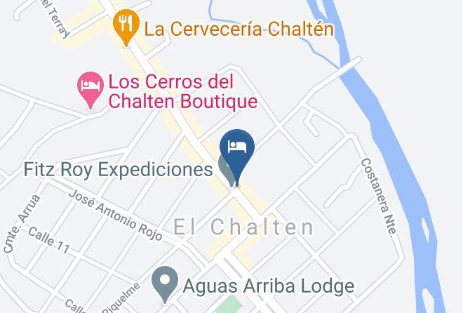 Lago Argentino - Chalten Suites Hotel Maps