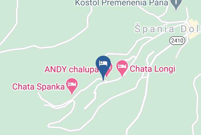 Spania Dolina - Chalupa Andrew Maps