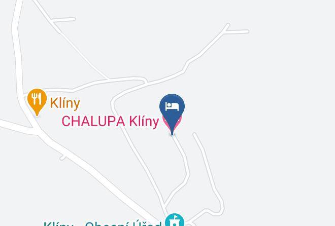 Most - Chalupa Kliny Maps